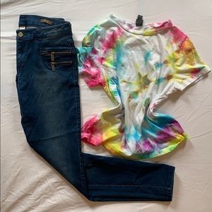 Mango / MNG super stretch skinny jeans! Mid rise.